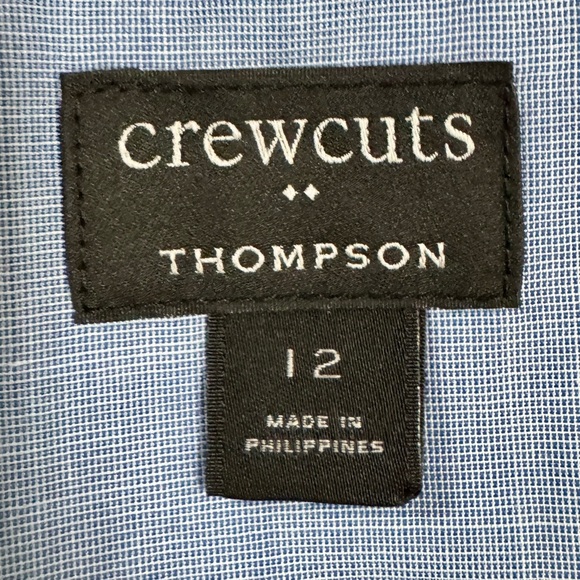 Crewcuts Blazer Boys 12 Thompson Navy Blue Sport Coat 2 Button Cotton Jacket - Picture 4 of 7